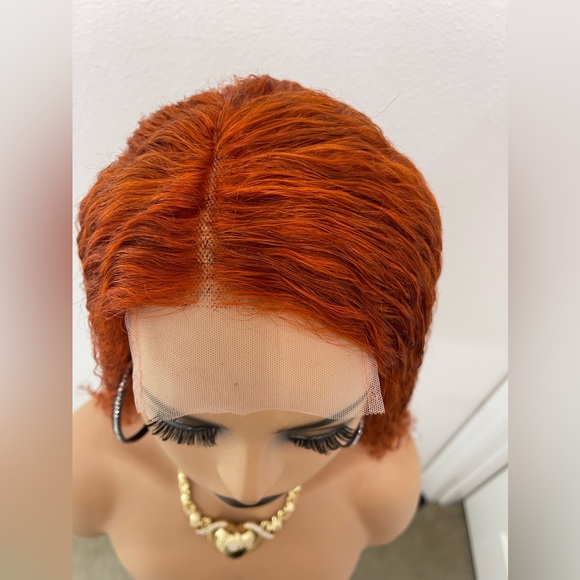 18” 4x4 Transparent Lace, Custom Colored, Human Hair, Closure wig, Has Combs & a - Picture 7 of 15